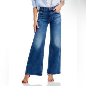 MOTHER Lil’ Tomcat Roller Sneak Jeans Sixth Sense Wide Leg